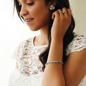 Vintage Lisner Cluster Clip On Earrings